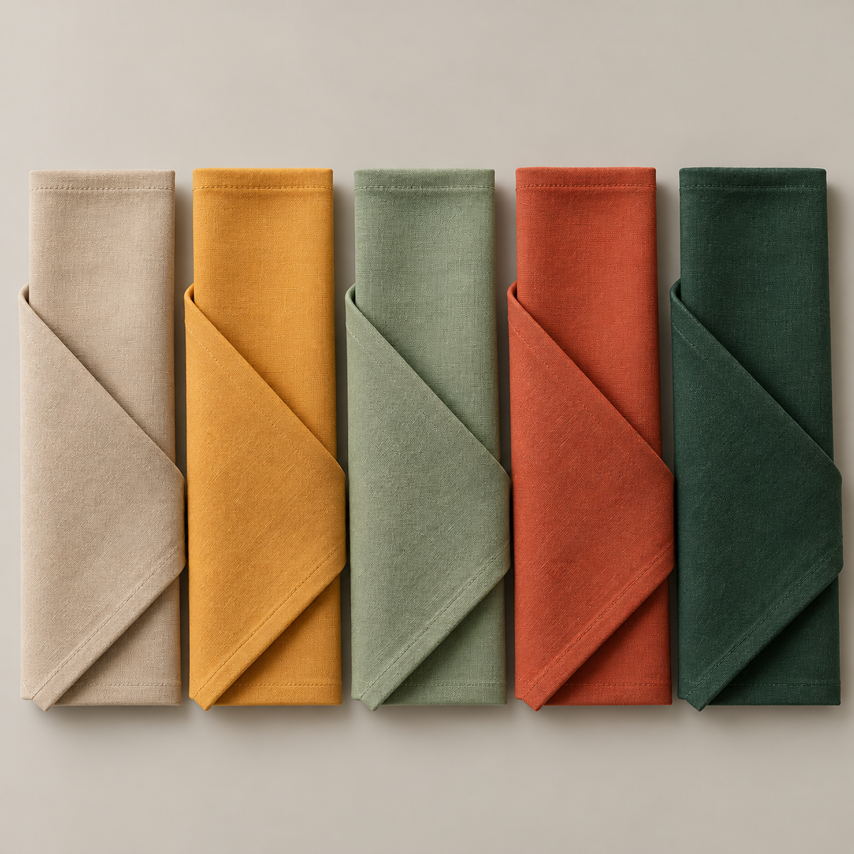 WARM & EARTHY NAPKIN HIRE