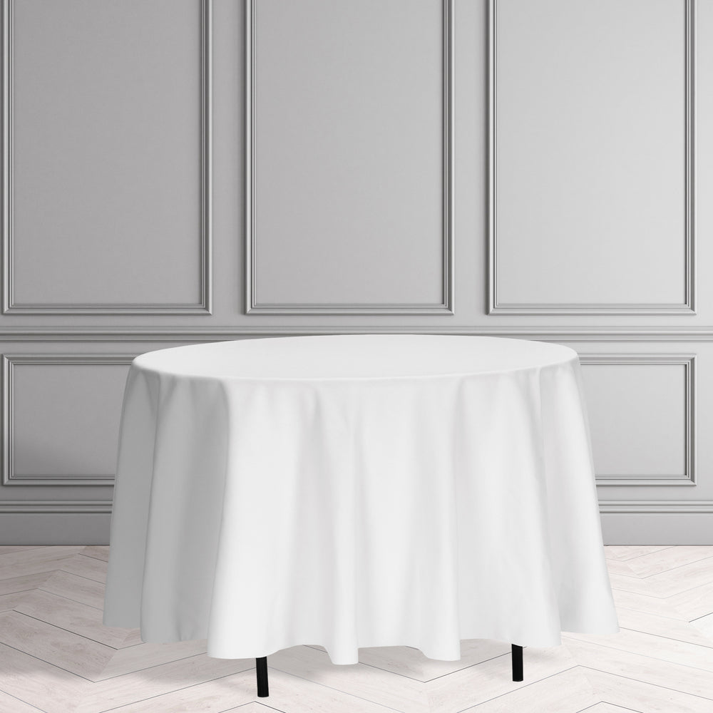 3ft Round White Table Linen