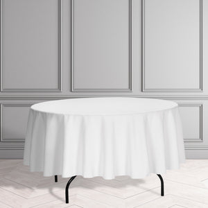 4ft Round White Table Linen