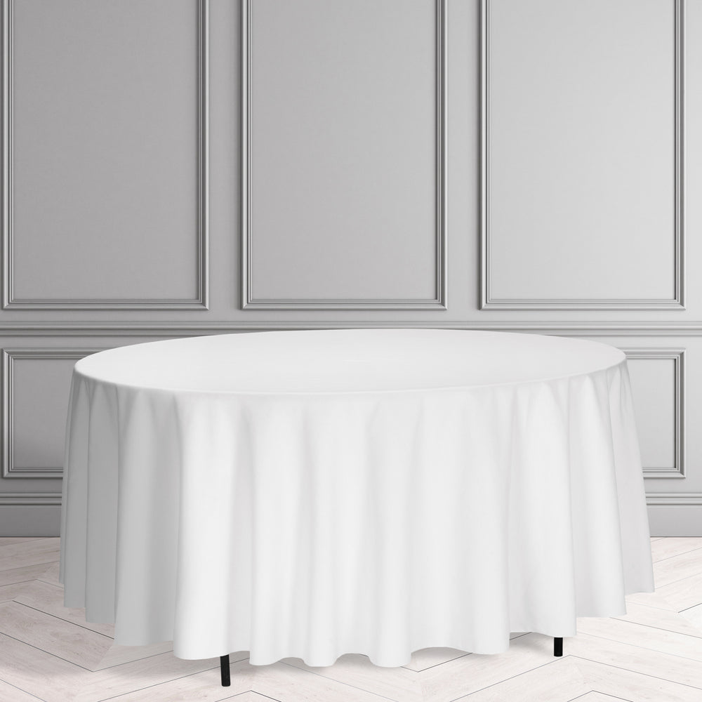 5ft Round White Table Linen