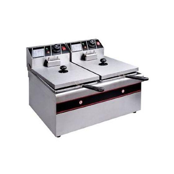 double deep fat fryer