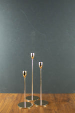 gold candle stick holder