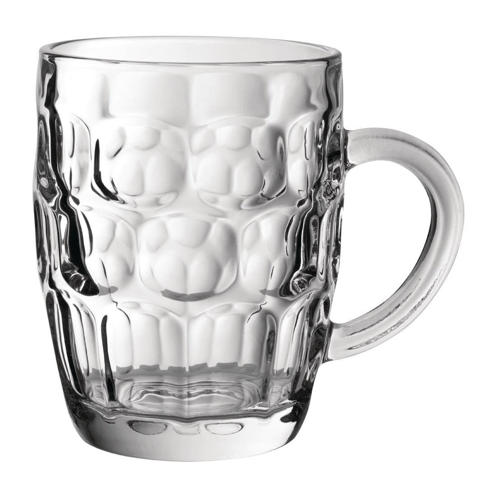 dimple pint glass